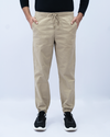 Men Jogger Elasticated Trouser - Khaki