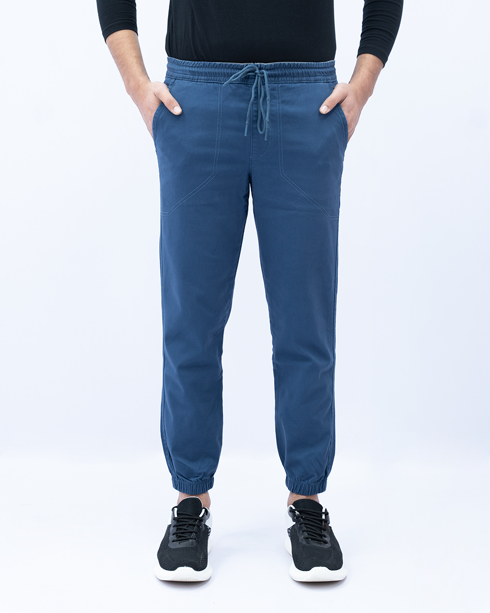 Men Jogger Elasticated Trouser - Teal