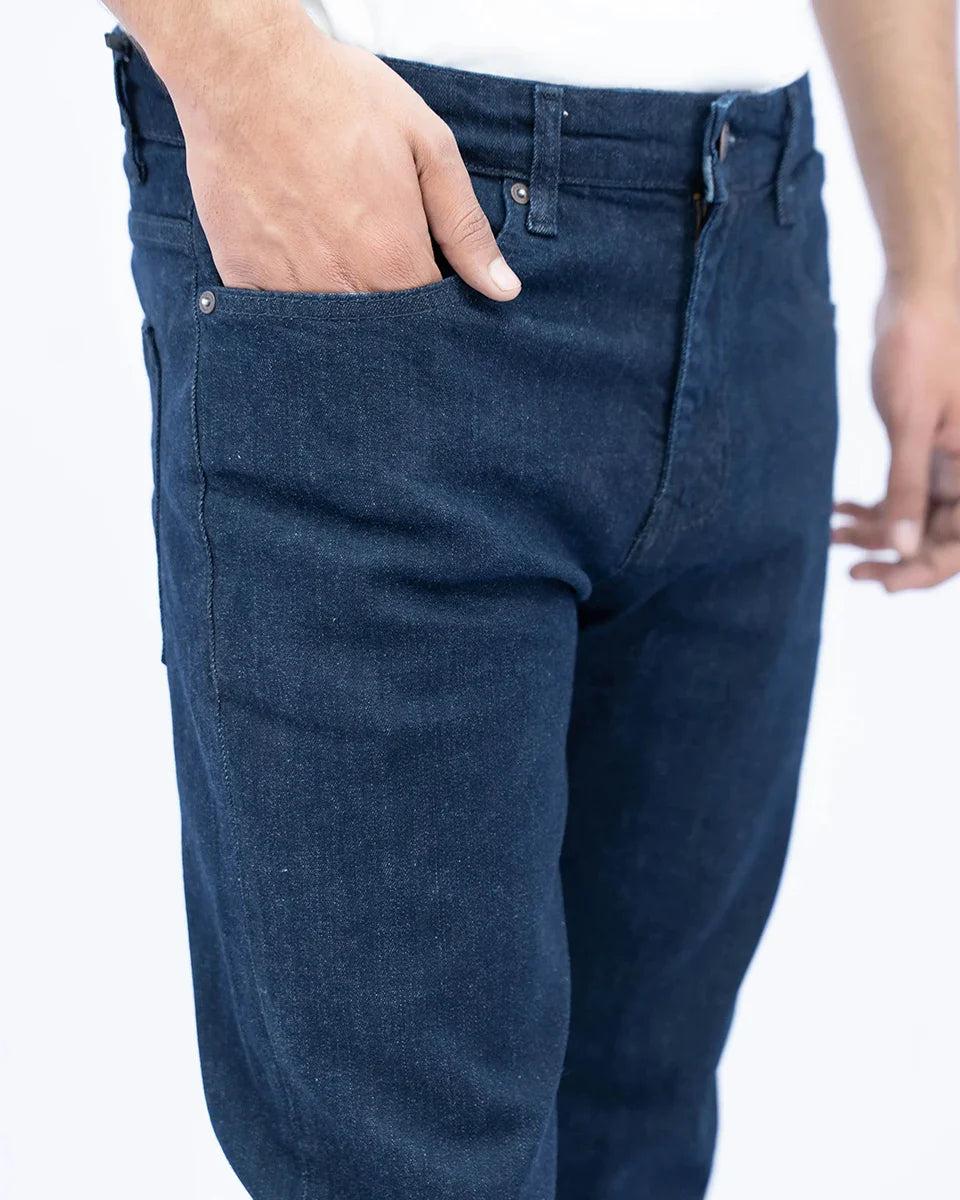 Men Rinse Wash Carrot Fit Jeans 3