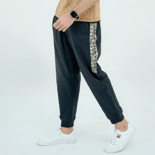 Men Side Panel Jogger Trousers