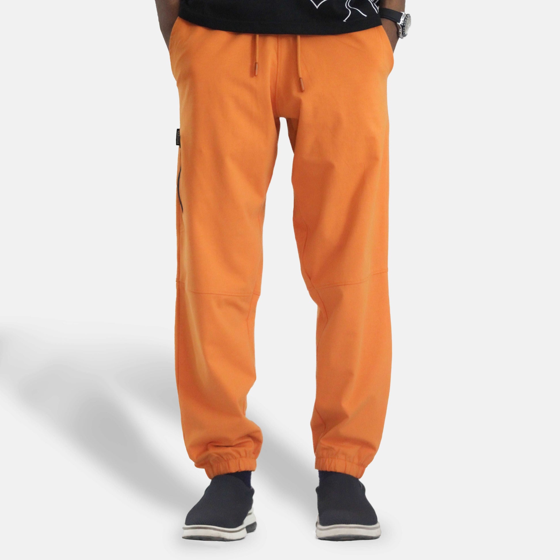 Men Basic Side Zip Trousers - 3 Colors - Harwage
