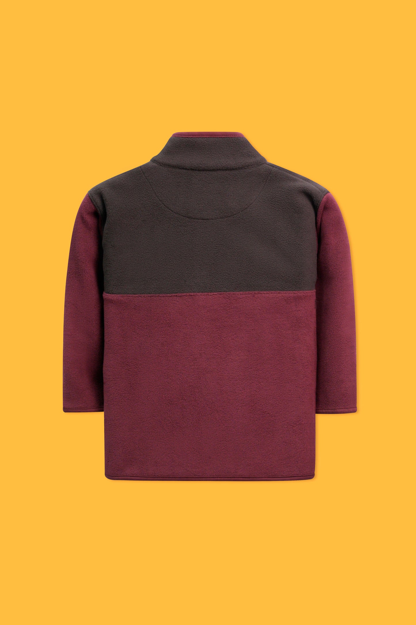 Little Boys Mock Neck Sweatshirt - Maroon