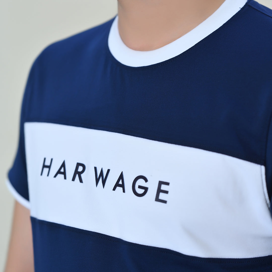 Men Basic Crew Neck T-shirt – 2 Colors - Harwage