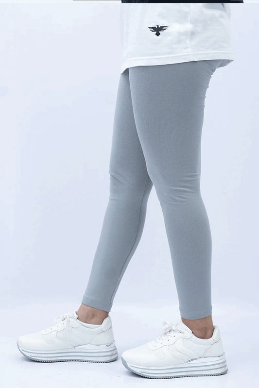 Women Plain Tights - Grey