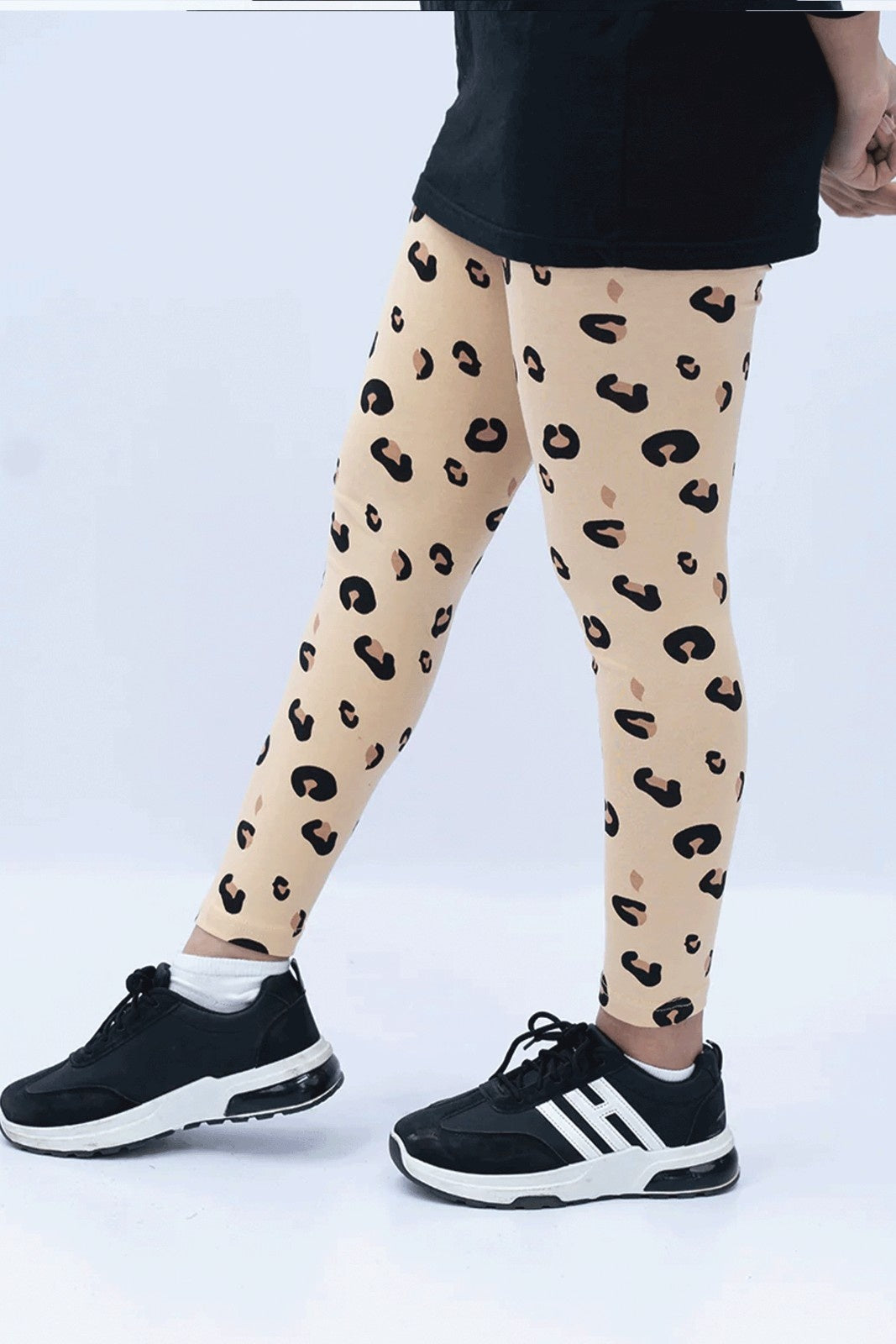Women Printed AOP Tights â Beige