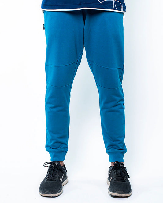 Jogger With Side Zips - Ink Blue