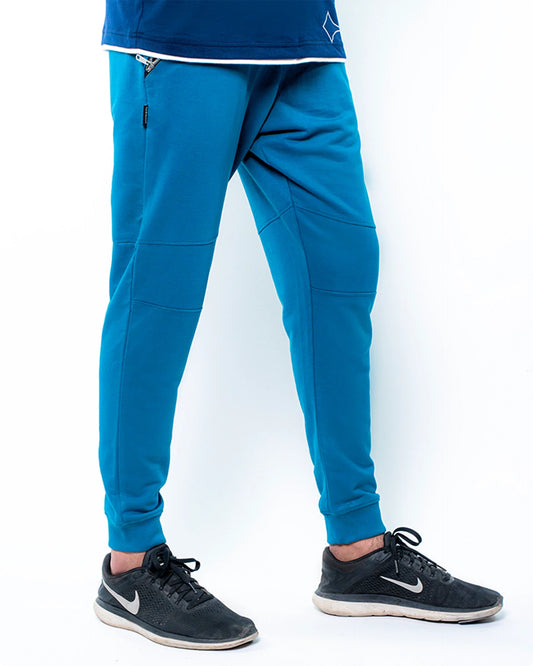 Jogger With Side Zips - Ink Blue