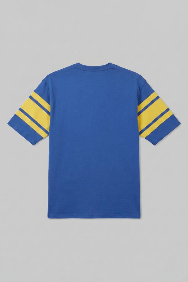 Premium Round Neck T-Shirt- Blue Iolite