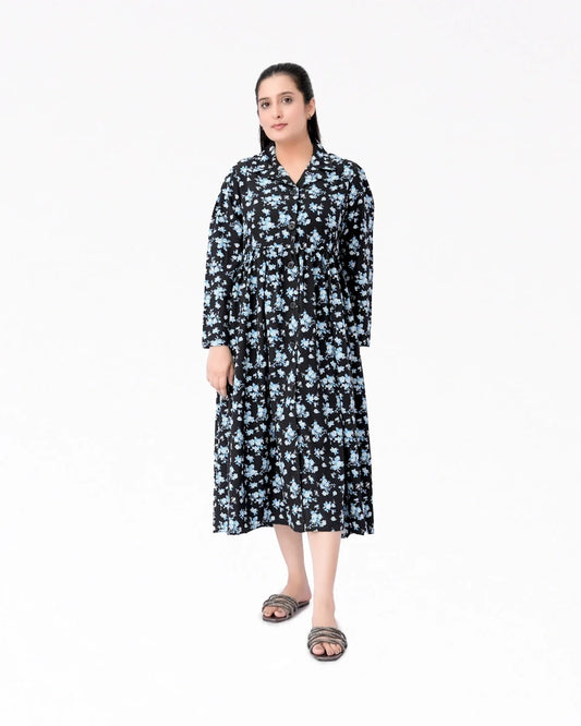 Women Maxi Dress- Black