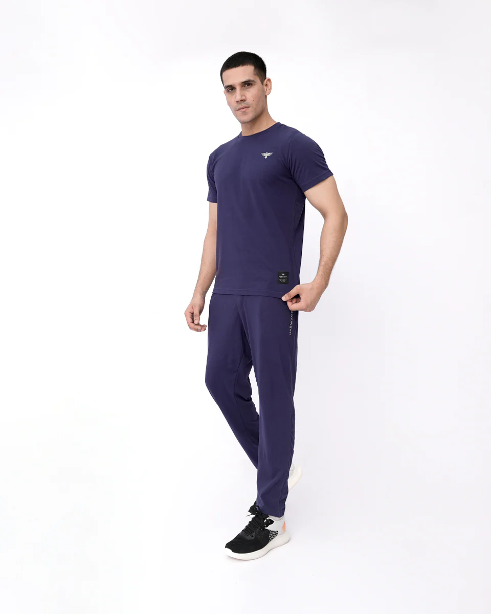 Men’s Comfort Solid Co-ord Set – Ocean Cavern