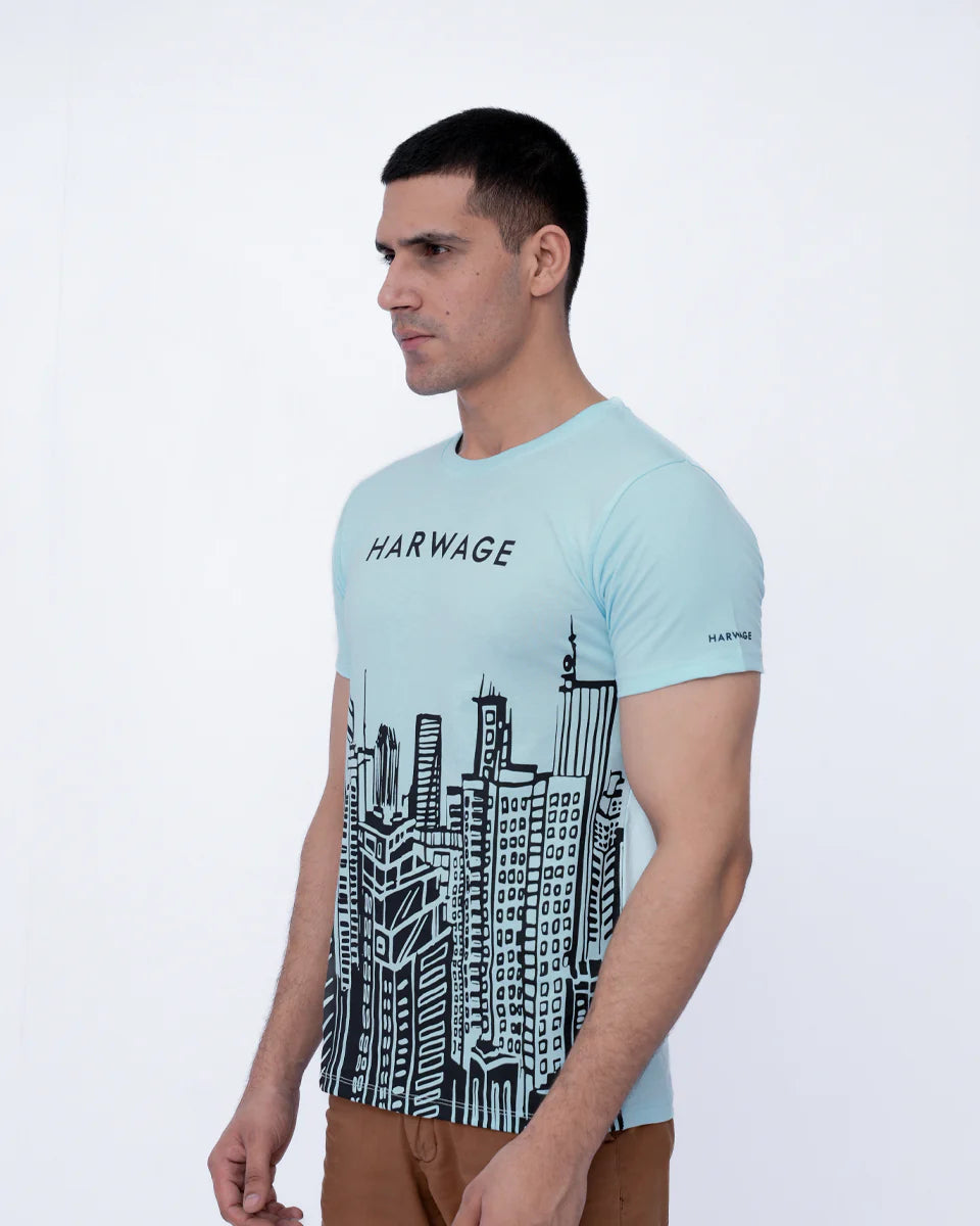 Men’s Graphic Printed Tee – Spun Sugar