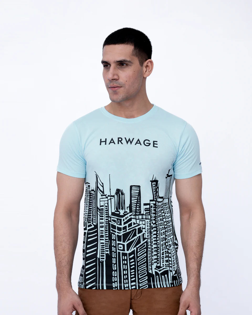 Men’s Graphic Printed Tee – Spun Sugar