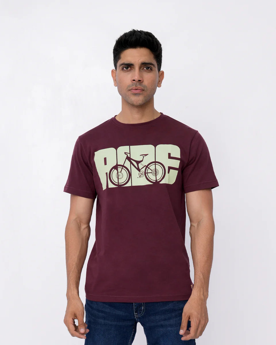 Men's Maroon Graphic T-Shirt – Maroon Banner