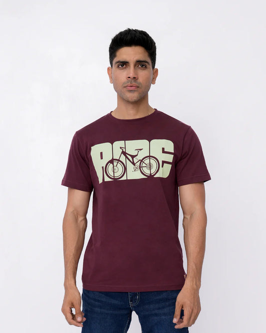 Men's Maroon Graphic T-Shirt – Maroon Banner