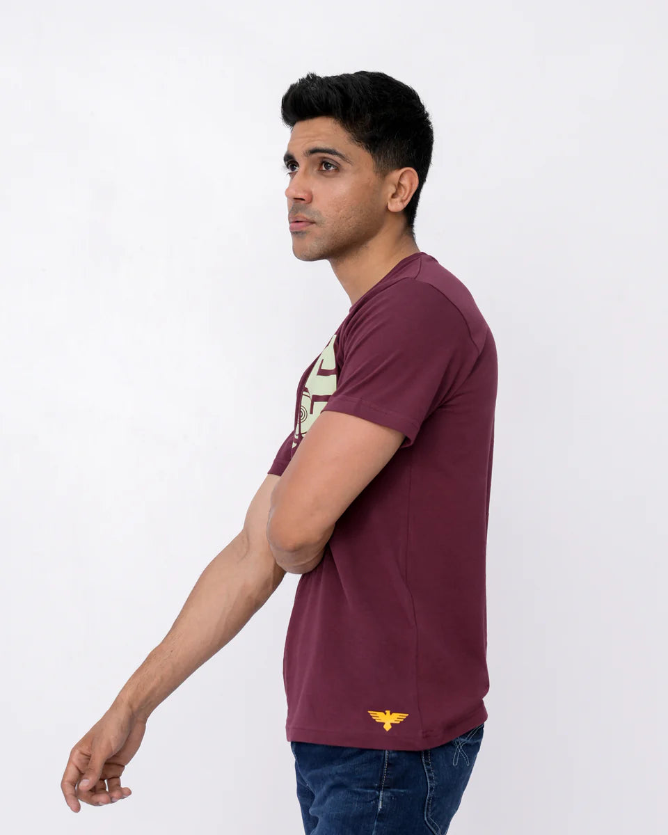 Men's Maroon Graphic T-Shirt – Maroon Banner