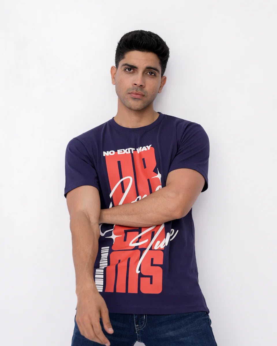 Men’s Basic Graphic T-Shirt – Ocean Cavern