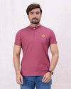 Men Ban Neck Polo Shirt - 3 Colors - Harwage