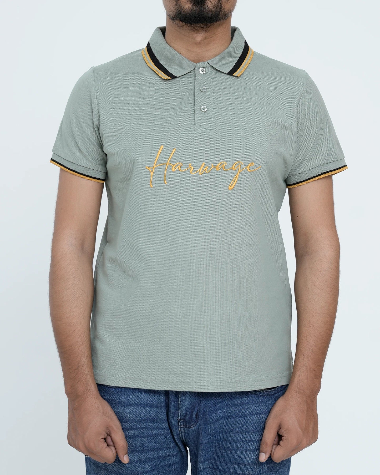 Men Signature Polo Shirt - Iceberg Green