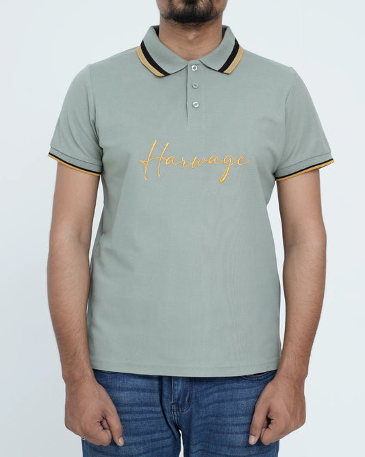 Men Signature Polo Shirt - Iceberg Green