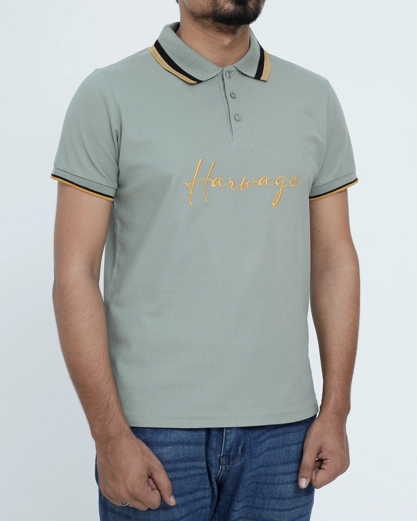 Men Signature Polo Shirt - Iceberg Green
