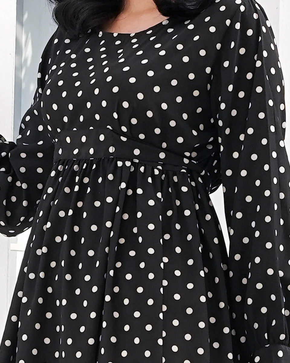 Women Maxi Dress - Black