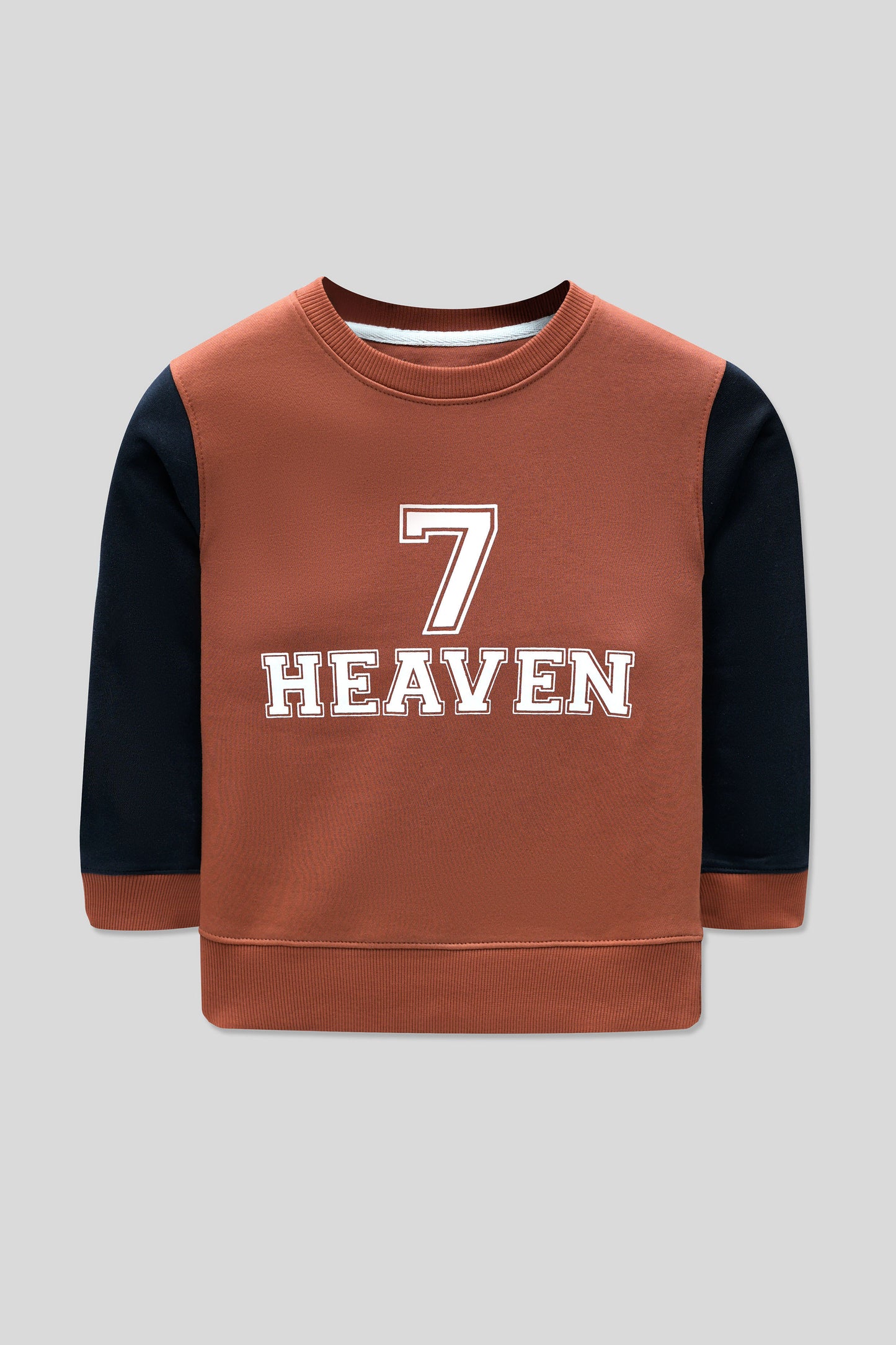 Little Boys’ Sweatshirt - Orange Rust