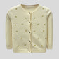 Little Girls’ Cotton Cardigan - Cloud Cream