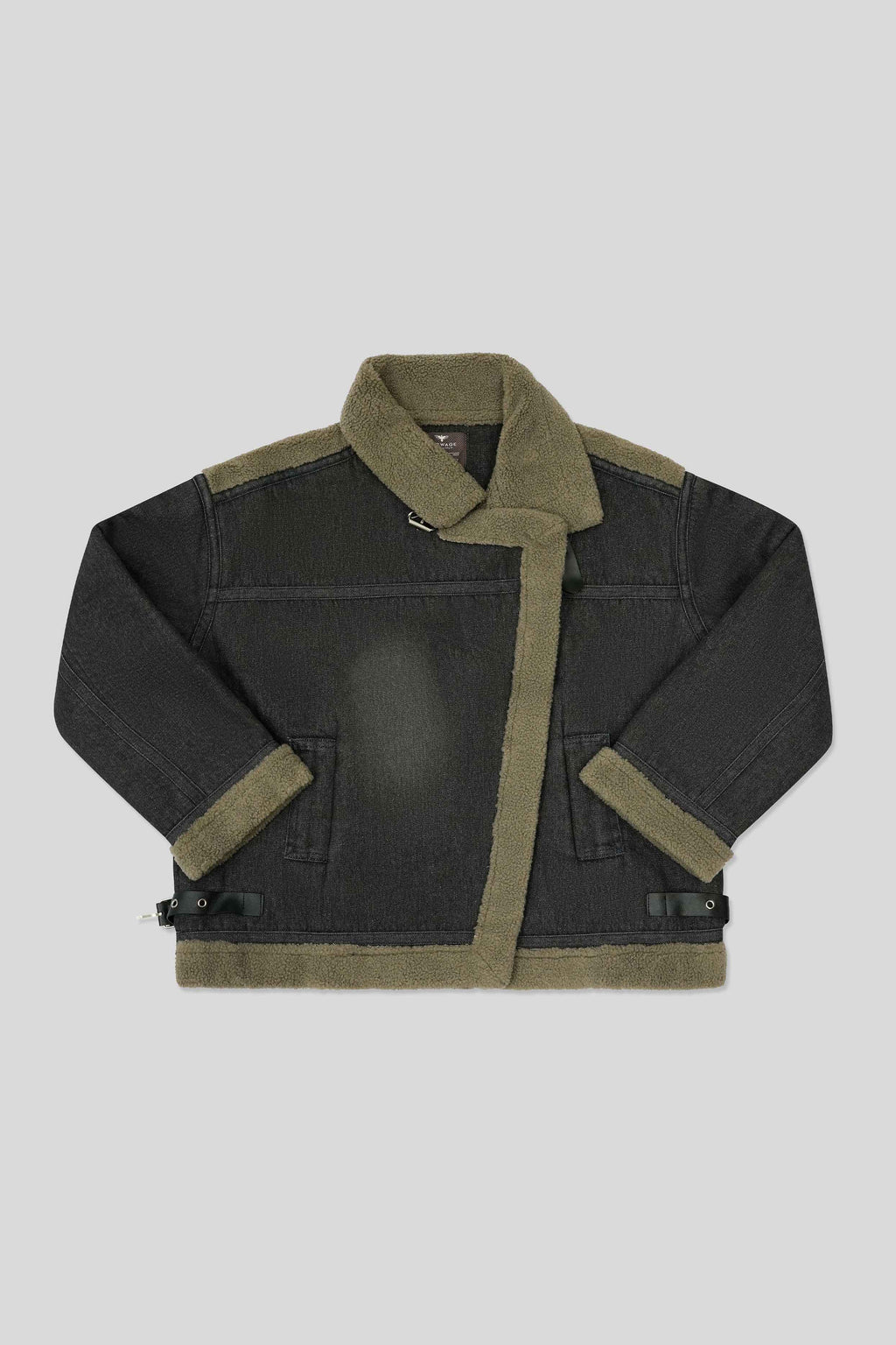 Women’s Fleece-Lined Denim Jacket - Smoky Grey