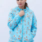 Women Allover Print Zipper Hoodie - T Breeze