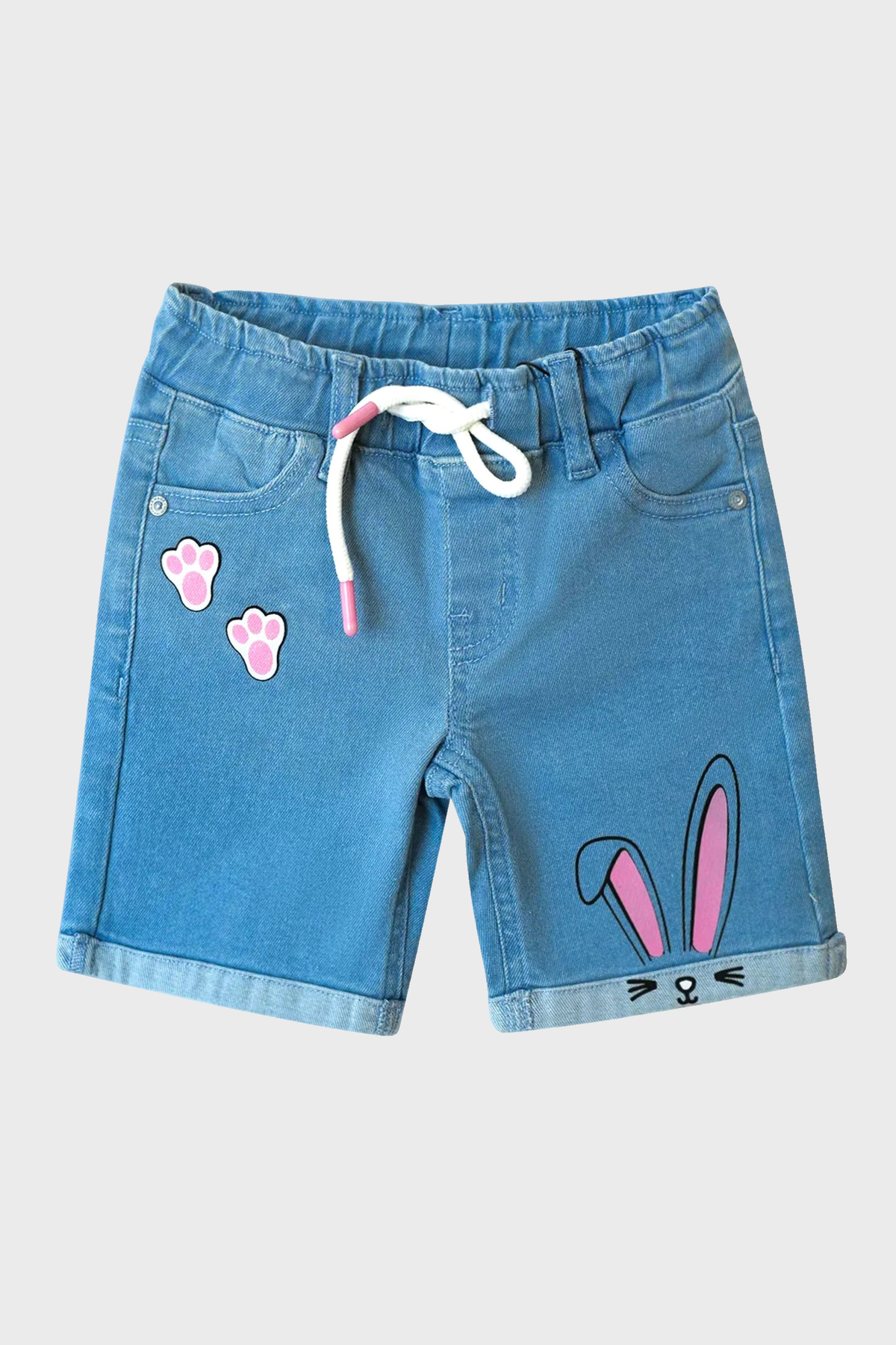 Little Girls' Straight Fit Denim Jeans - Light Blue