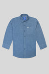 Boys’ Full Sleeves Casual Shirt - Dark Blue