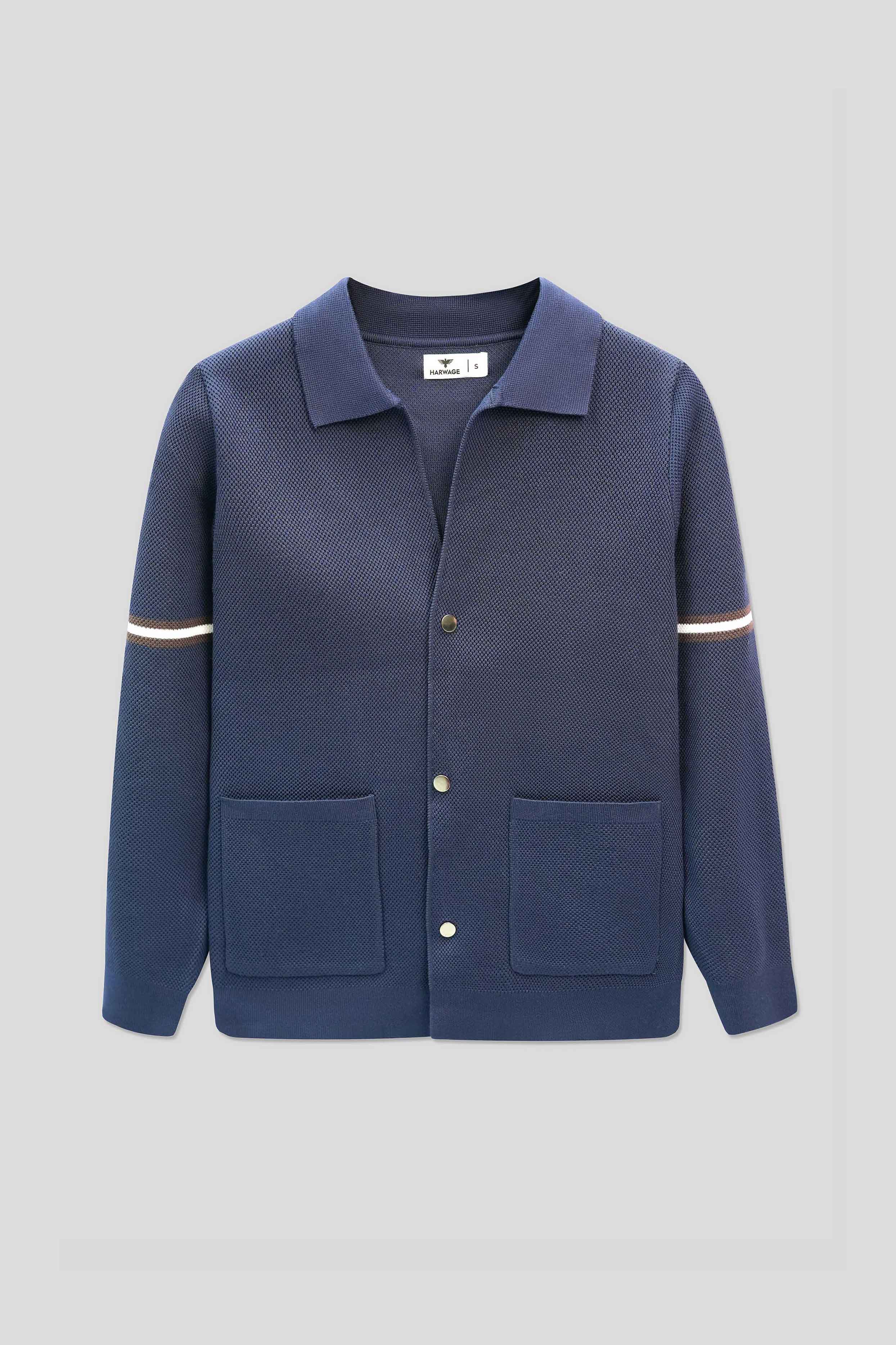 Men Button-Down Jersey Shirt