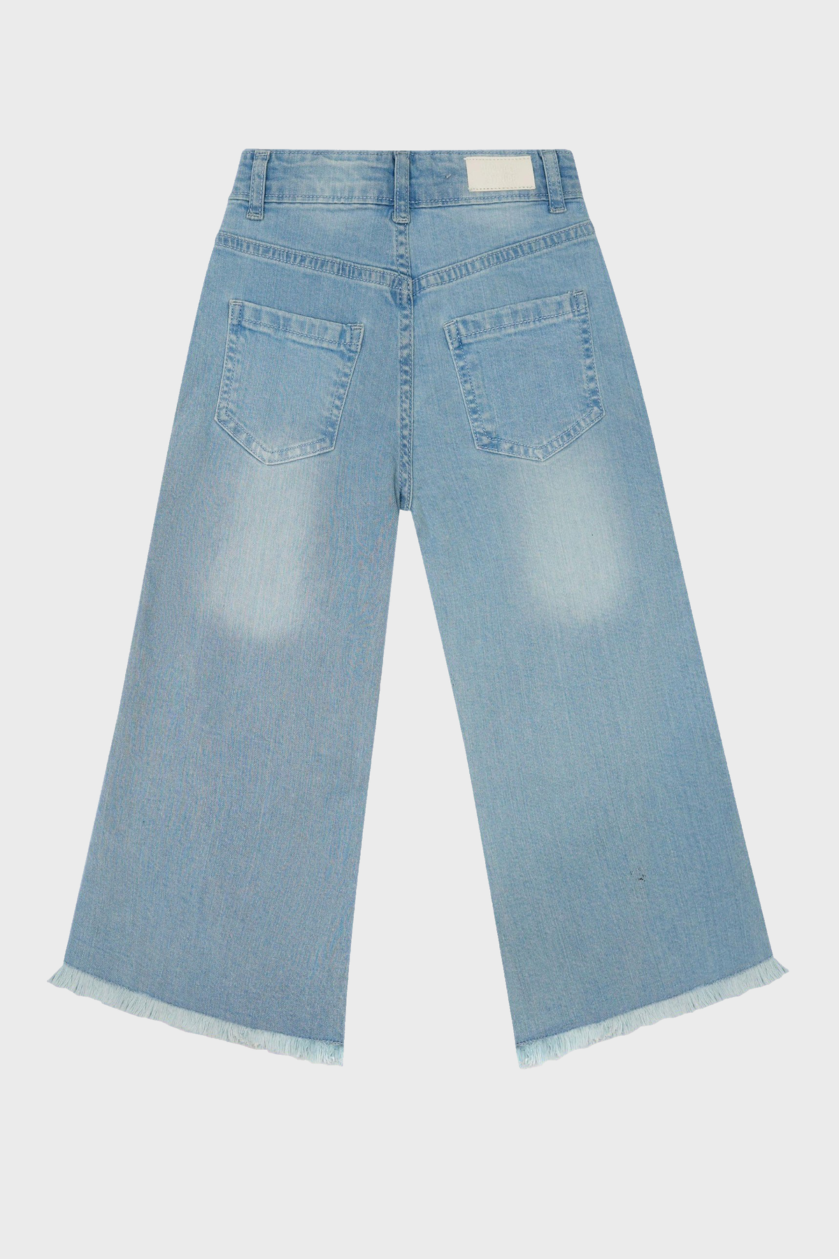Girls Flared Fit Jeans - Mid Blue