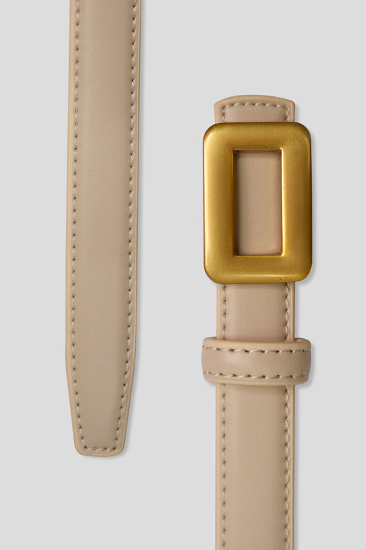 Women Waist Lock Belt - Ivory