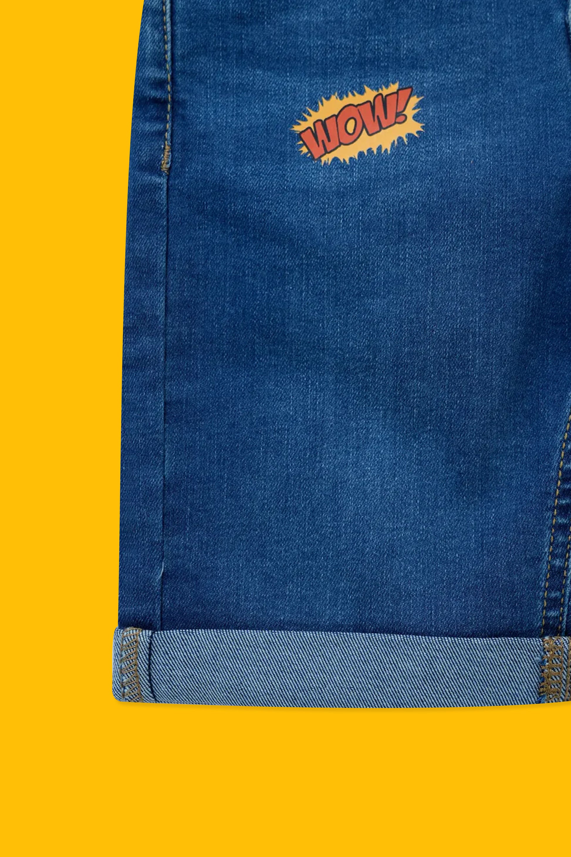 Boy Denim Short - Mid Blue