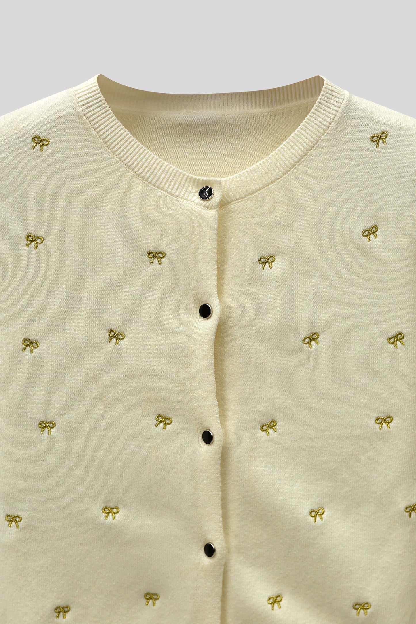 Little Girls’ Cotton Cardigan - Cloud Cream