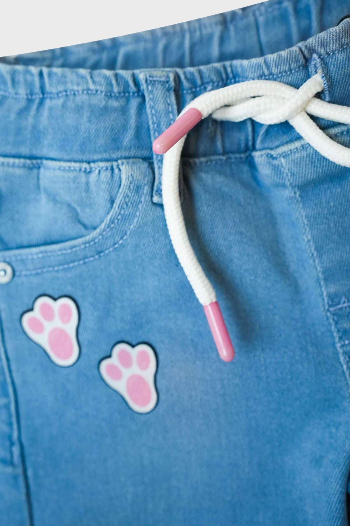 Little Girls' Straight Fit Denim Jeans - Light Blue