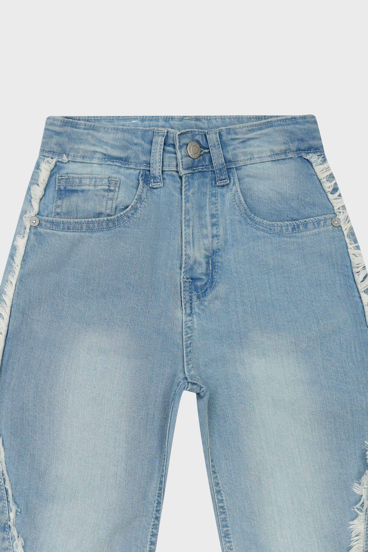 Girls Flared Fit Jeans - Mid Blue