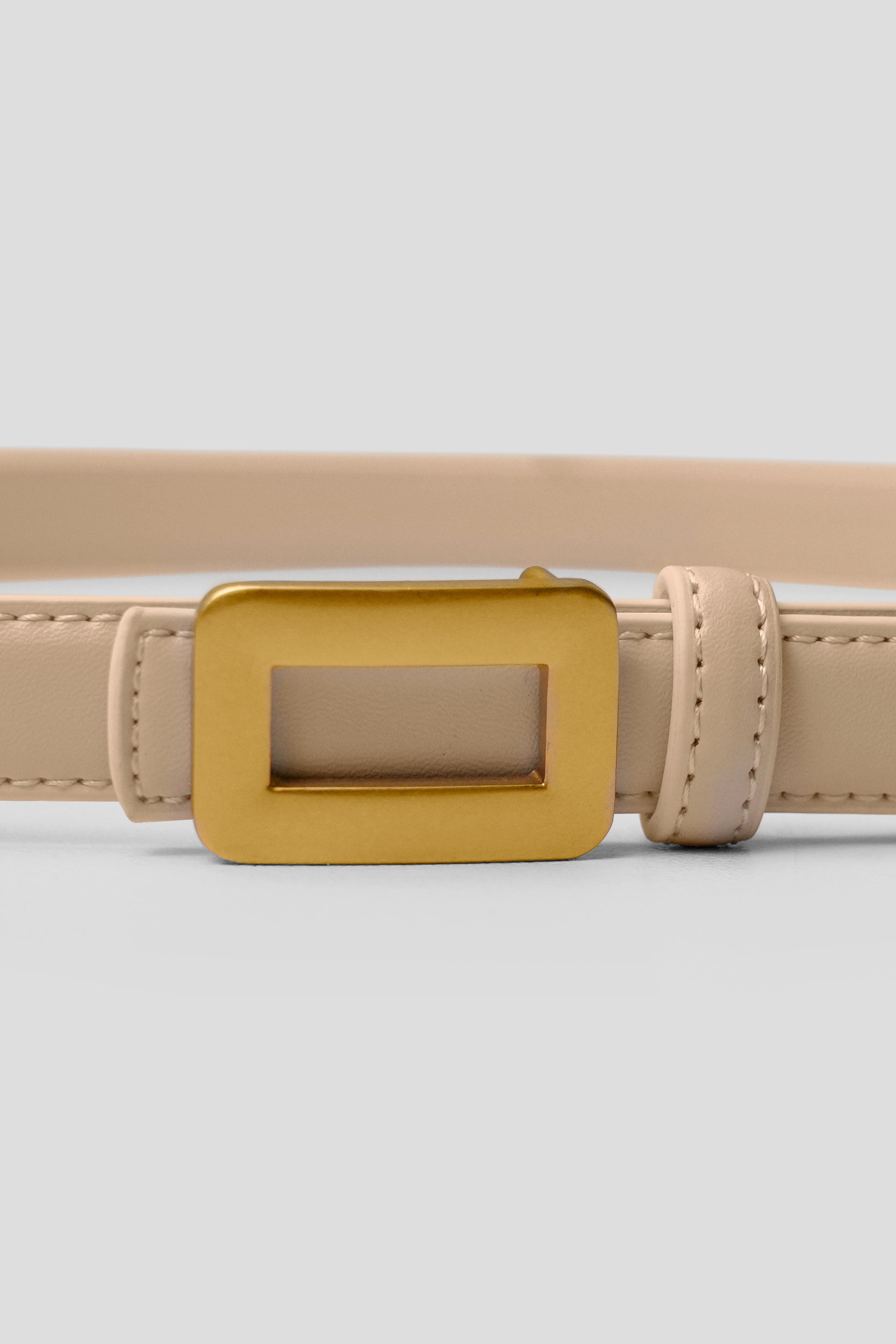 Women Waist Lock Belt - Ivory