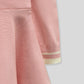 Little Girls’ Wool Frock - Tea Pink