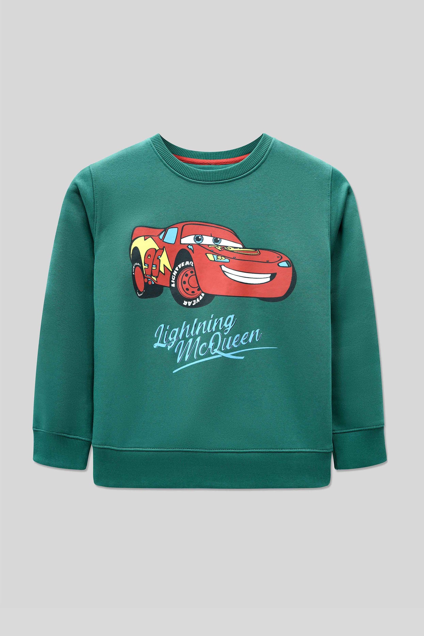 Boys Screen Print Sweatshirt - Evergreen