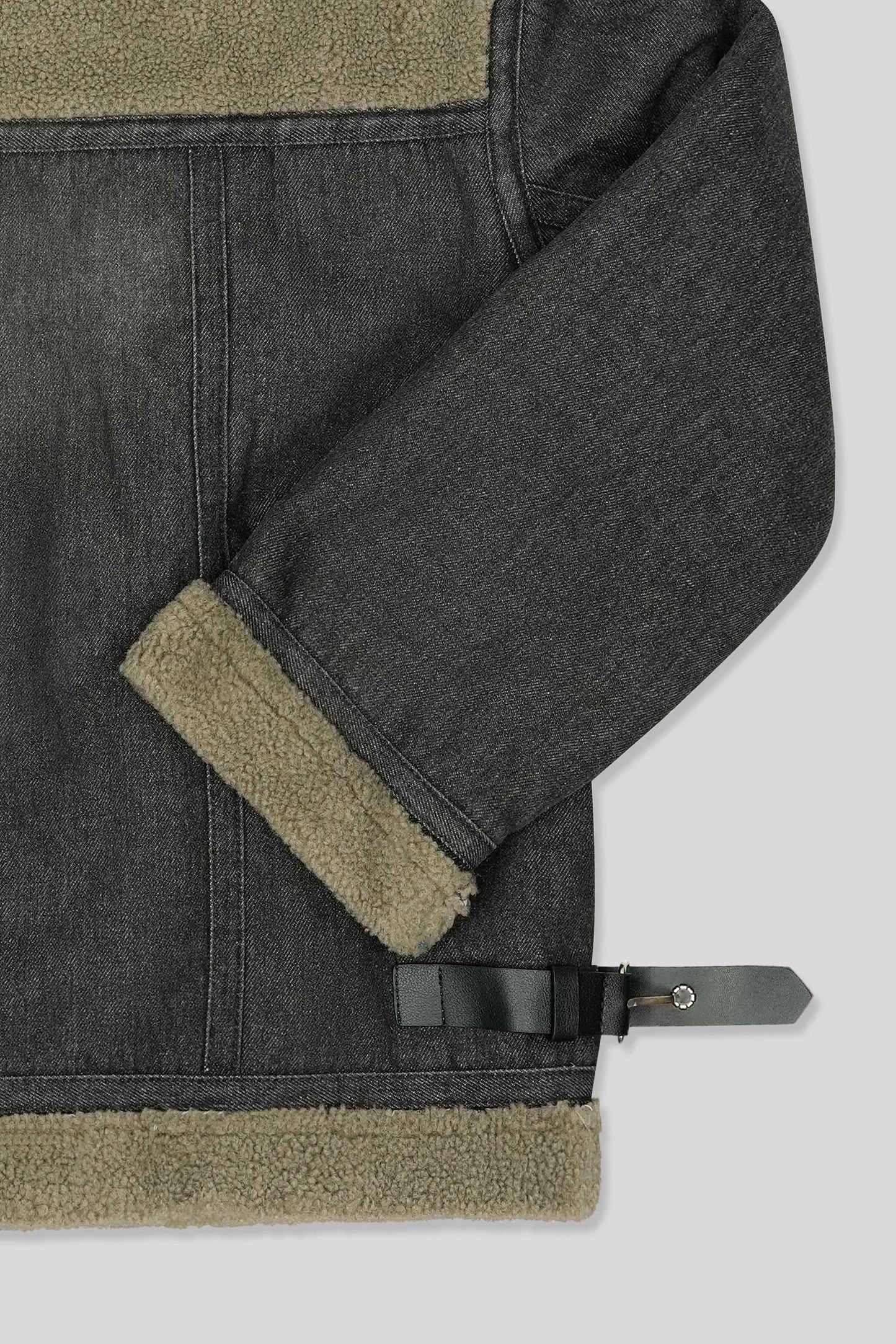 Women’s Fleece-Lined Denim Jacket - Smoky Grey