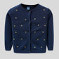 Little Girls’ Cotton Cardigan - Ink Blue