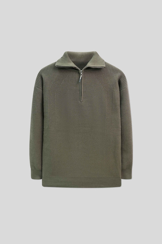 Men Wool Jersey - Olive
