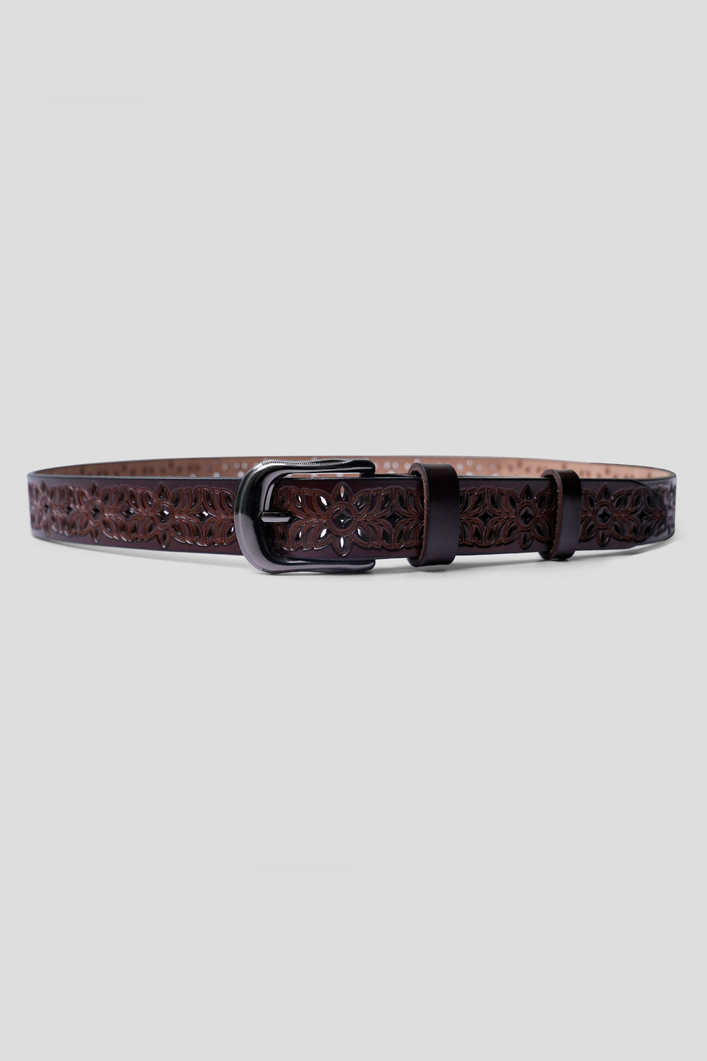 Women Waist Lock Belt - Brown