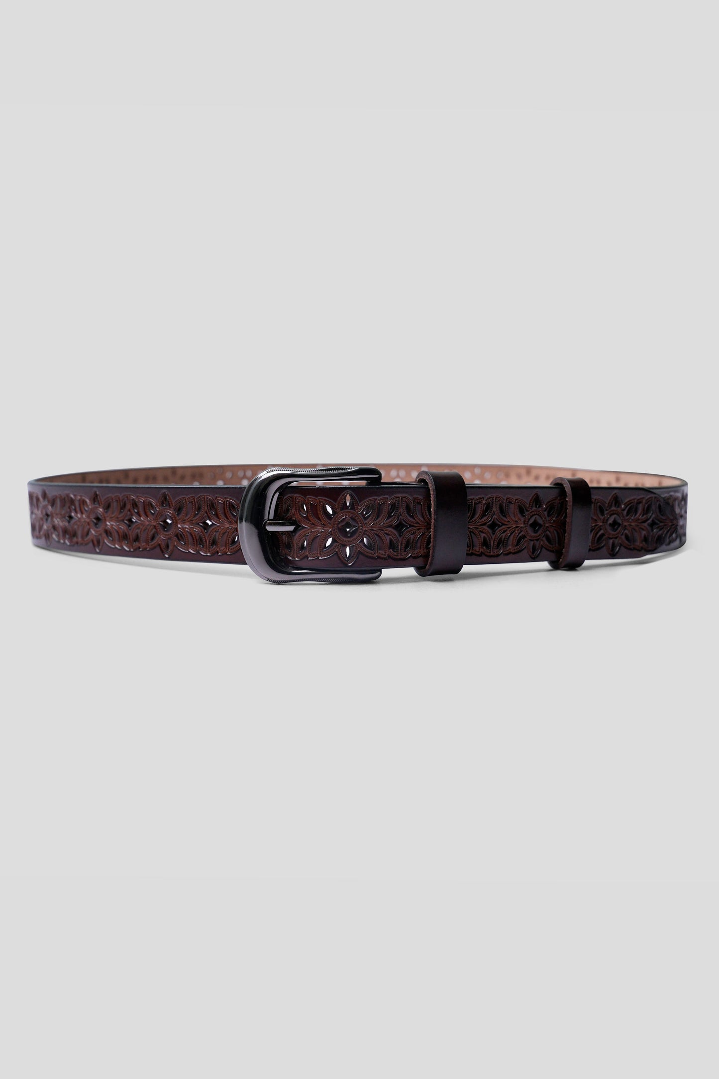 Women Waist Lock Belt - Brown