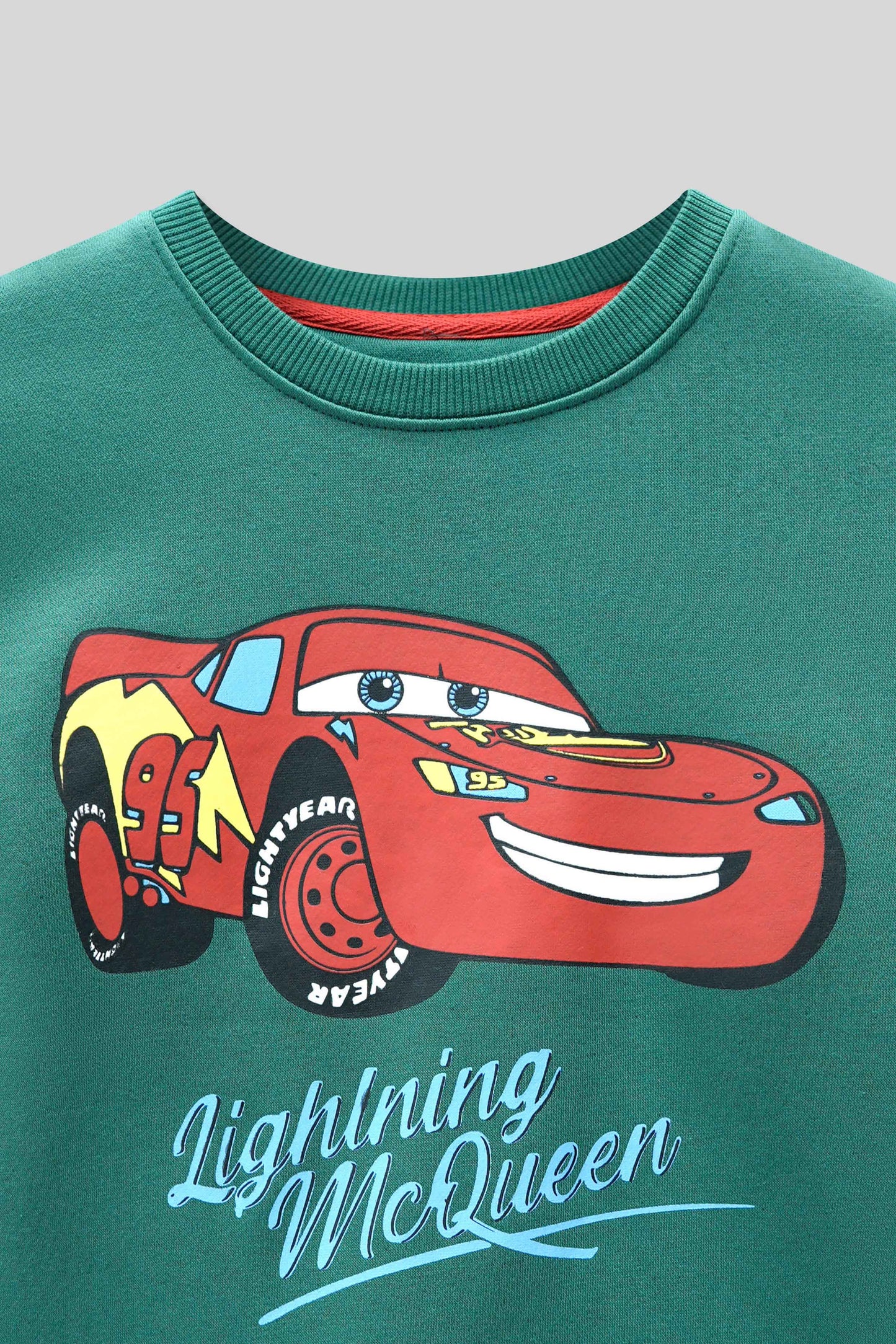 Boys Screen Print Sweatshirt - Evergreen