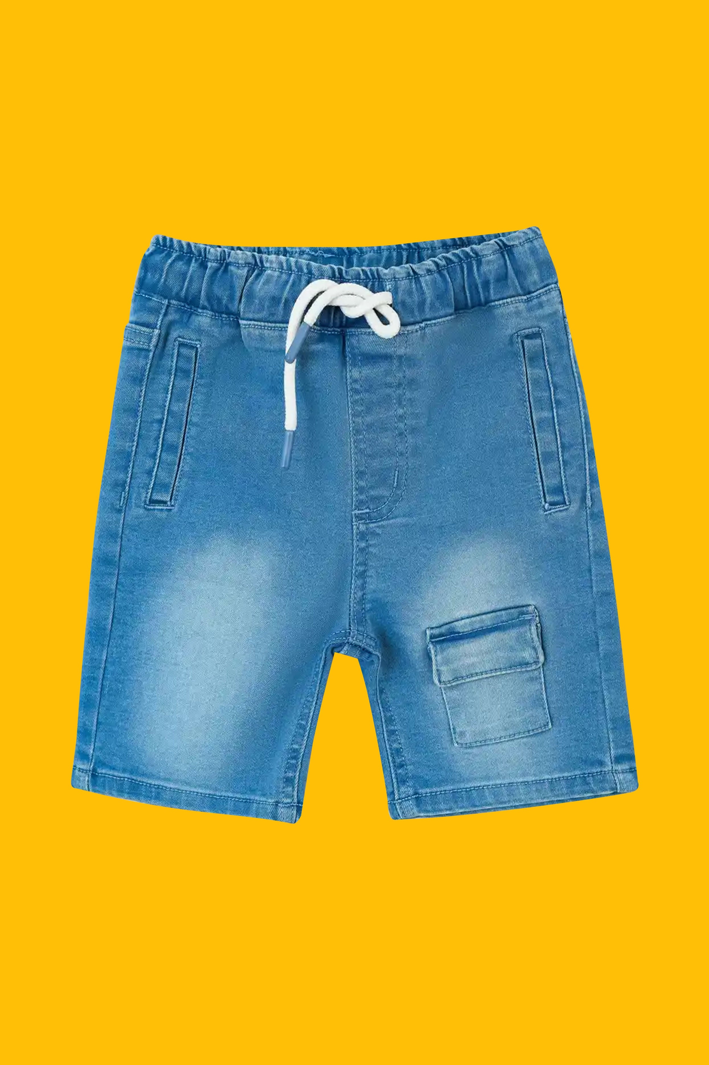 Little Boys' Denim Shorts - light blue