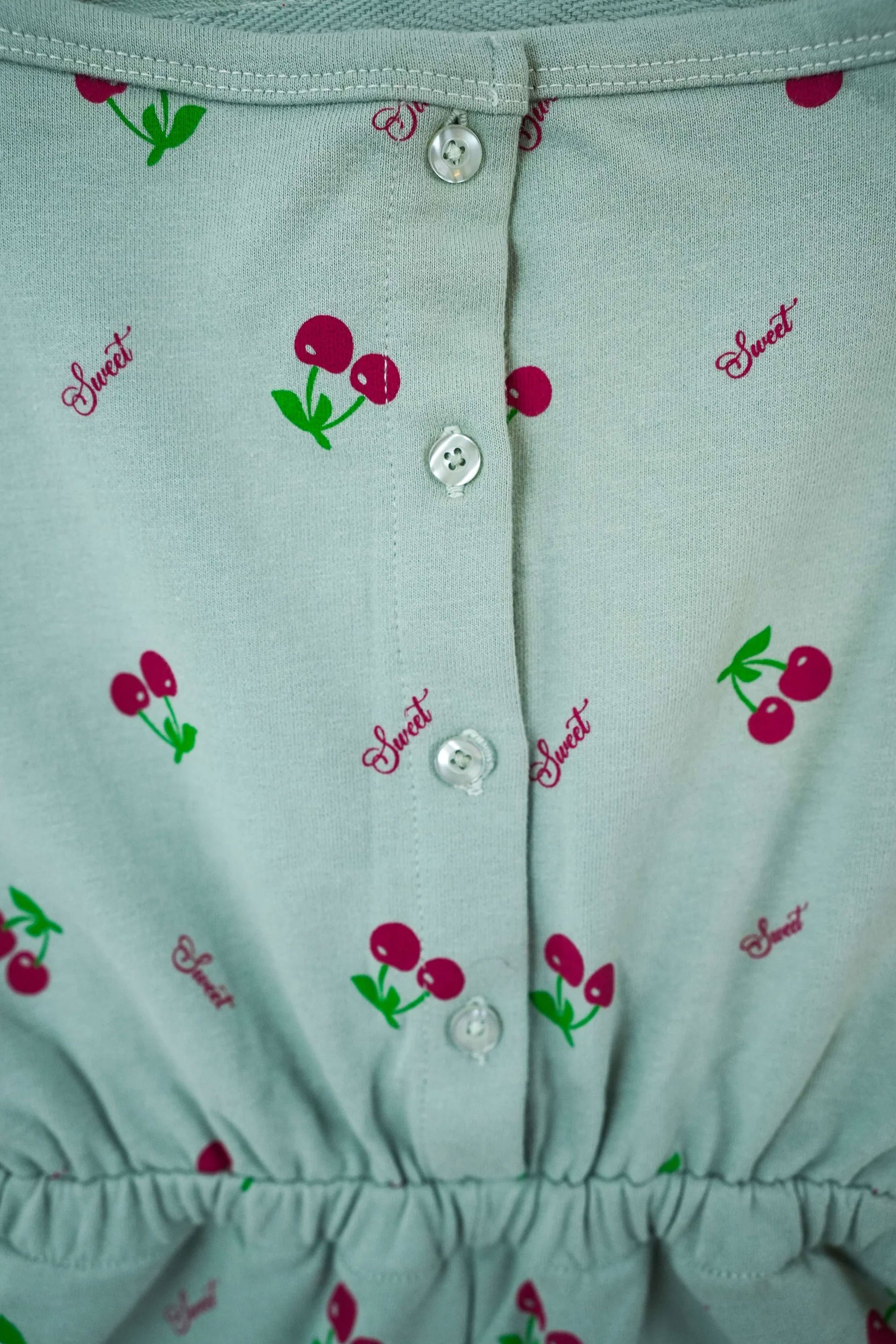 Little Girls' Short Sleeve Jumpsuit - Ash Grey