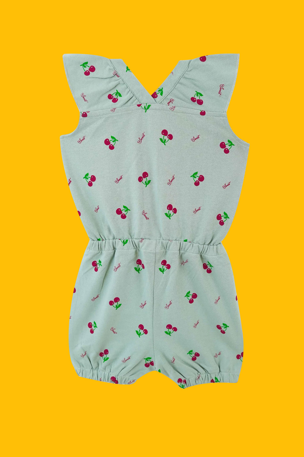 Little Girls' Short Sleeve Jumpsuit - Ash Grey